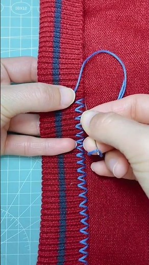 Easy Hand Embroidery Zigzag Border Stitch Trick