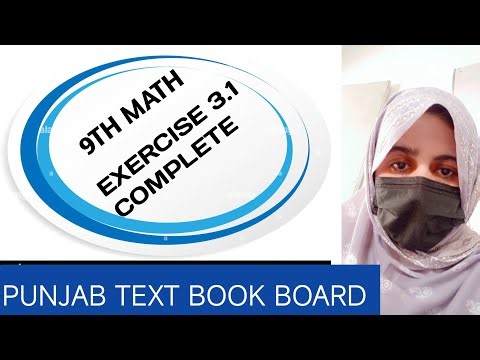 Class 9th Math New Book Exercise 3.1 Complete-Exercise 3.1 Complete-9th Math New book 2025