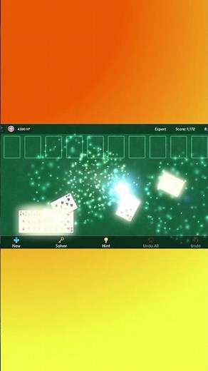 Victory Fireworks in Spider Solitaire 💥