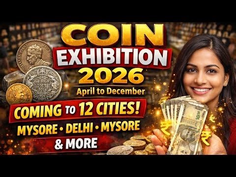 Coin Exhibition 2026 India 🇮🇳 | Rare Coins Event in 12 Cities (Full Details)