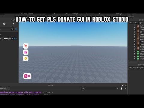 How To Get Pls Donate Gui In Roblox Studio