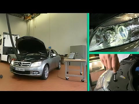 Headlight Adjustment Guide for Mercedes C-Class W204 | CODE 615, 62