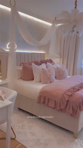 VAHI Design Studio | Get ready to be inspired by this stunning Barbie-themed bedroom transformation!... | Instagram