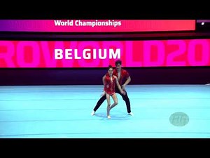 Belgium (BEL) - 2022 Acrobatic Worlds, Baku (AZE) - Dynamic Qualification Mixed Pair