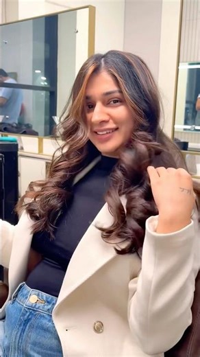 Best Hair Color in Jodhpur: Dark Chocolate & Blonde Face-Framing at Yantra Salon