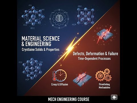 Material Science Made Easy: Crystal Structures, Defects & Properties Explained!