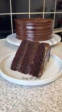 i made the best chocolate fudge cake