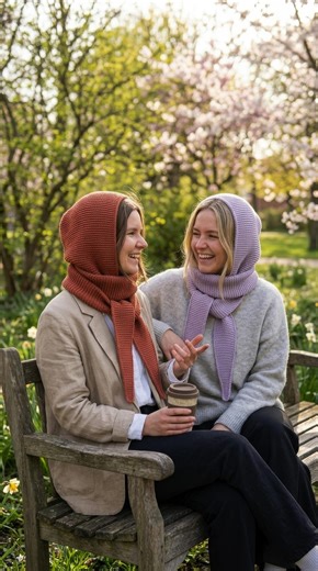 Hooded Scarf Knitting Pattern, Scoodie PDF Tutorial, Pocket Scarf Style (instant Download) - Etsy