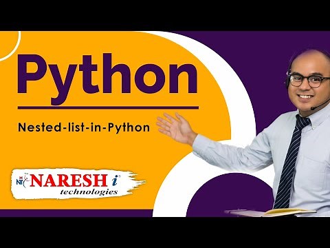 Nested-list-in-Python | Python List Tutorial | Python List Programs | Naresh IT