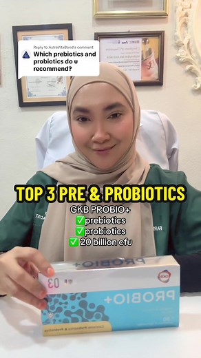 Top 3 Prebiotics & Probiotics Recommended by Pharmacist