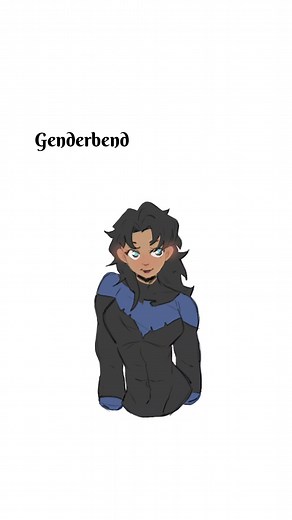 Richelle, Richardine or Rachel Grayson? I'm bad at naming (the same reason I could never create an OC) #batman #richardgrayson #nightwing #robin #talon #dcvampires #grayson #theflyinggraysons #flyinggraysons #genderbend #dcu #dccomics #dcuniverse #fypシ #fyp #digitalart #arttrend #batfamily #vampire #dc #dckgrayson #gotham #cuteart #animation #comic #superhero