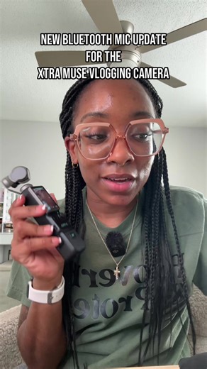 New Bluetooth Mic Update for the Xtra Muse Vlogging Camera