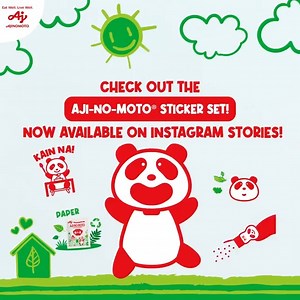 5.3K views · 507 reactions | Check out the AJI-NO-MOTO® sticker set on GIPHY and use the GIFs to react on Instagram stories! Just search the keyword “AJINOMOTO” on GIPHY and scroll through our library of different reaction stickers. | Cookmunity by Ajinomoto Philippines | Facebook