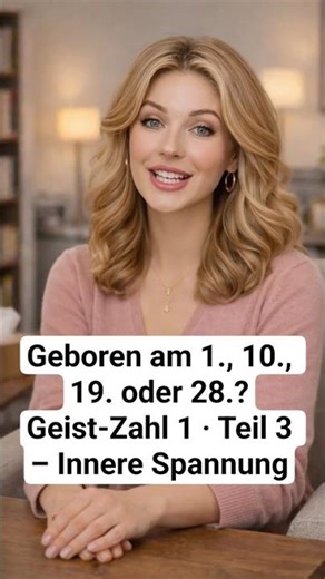 Geboren am 1., 10., 19. oder 28.?Geist-Zahl 1 · Teil 3 – Innere Spannung