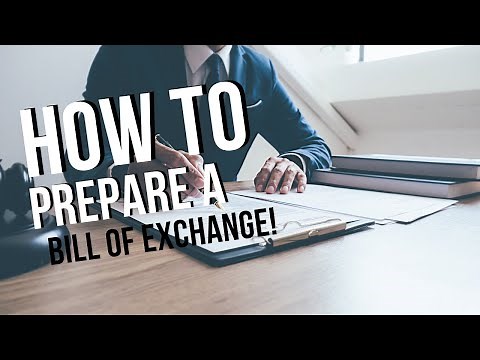 Bill of Exchange- How to prepare a bill of exchange #how to