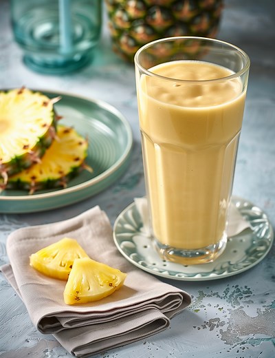Smoothie Ananas pour 6 personnes - Recettes - Elle à Table