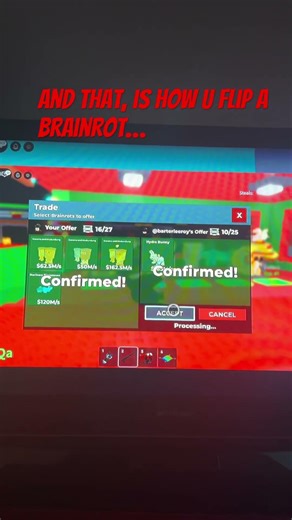 w flip/ trade up #trending #roblox #gaming #viral