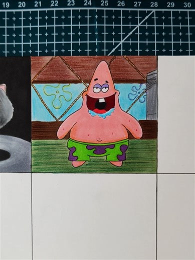 Patrick Drawing 🤪 #funny #foryoupage #viral #meme #spongebob