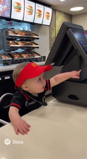 Baby’s first time as customer service #subscribe #like #fypシ #viral