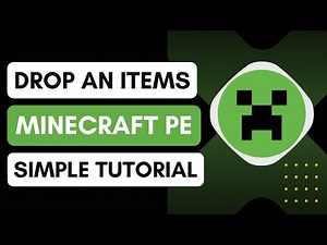 How To Drop Items In Minecraft PE Mobile - Quick Guide