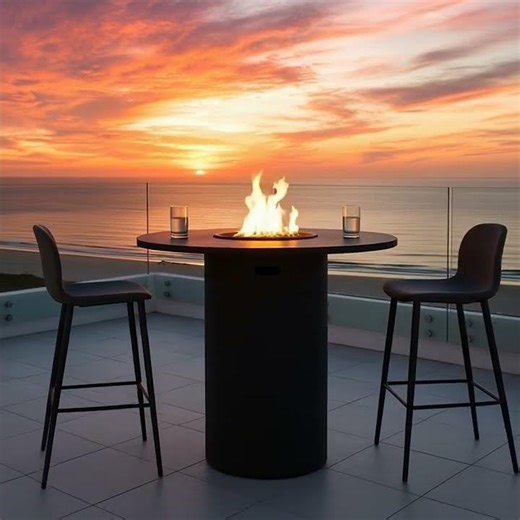 Circa Bar Fire Pit Table