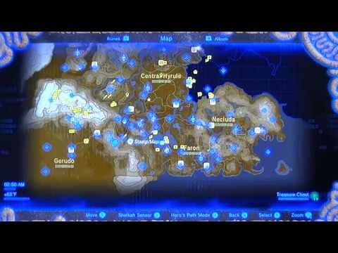 BotW#041a - Dragonbone Moblin Club Locations Map Early Game
