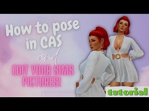 How to make your sims POSE✨ Sims 4 Tutorial
