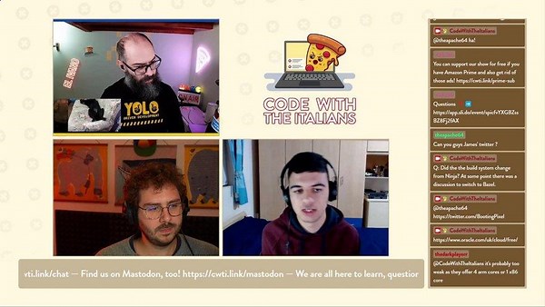 CodeWithTheItalians - Twitch