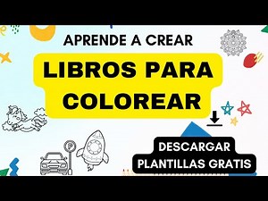 ✅How to make an easy COLORING BOOK with CANVA