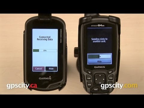 Garmin GPSMAP 64 Series: Wireless Transfer with GPS City