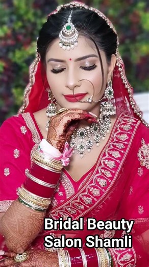 My Beautiful Bride 👰‍♀ #shamli #beautysalon
