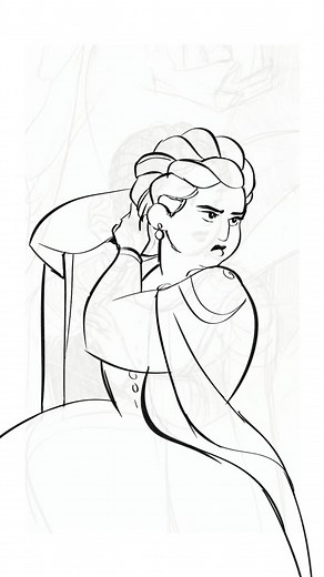 Elvine Pencil Test Animation Progress