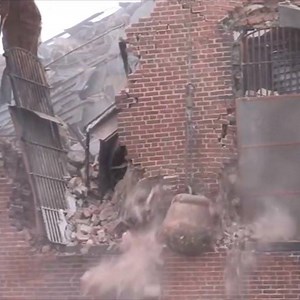 868K views · 2.2K reactions | Awesome old school DEMO from @demolition_news Follow @demolition_news for the best demolition content! #excavator #trucks #drone #mavic #phantom4 #dji #aerialphotography #heavyequipment #heavymachinery #constructionequipment #constructionmachinery #construction #demolition #quarry #mining #diesel #oilandgas #machine #machinery #operator #london #photography #bauma2019 #caterpillar #builtforit | Diggers & Dozers | Facebook