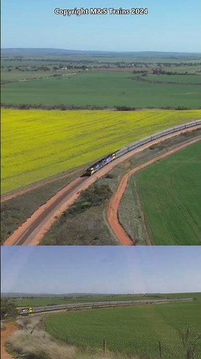 INDIAN PACIFIC PASSENGER TRAIN #australiantrains #passengertrain #journeybeyondrail #railfan #trains