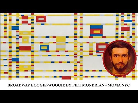 Broadway Boogie Woogie by Piet Mondrian - MOMA NYC