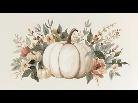 Modern Autumn Aesthetic TV Screensaver– 2 Hours of Minimal Pumpkin Decor