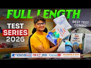 Best Full Length Test Series For UPSC Prelims2026• I Vision IAS, Vajiram, Forum, Next IAS