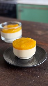 Mango and Mascarpone Panna Cotta recipe 😍 (No Bake desserts, Ep. 25) . This is an eggless, no gelatine, no corn flour recipe for panna cotta and I’m sure you’ll make it on repeat! Pro tip- don’t overcook the mixture otherwise the panna cottas will be harder! {recipes, baker, baking , plated by Parth, mangoe, summer, cheese} | Parth Bajaj