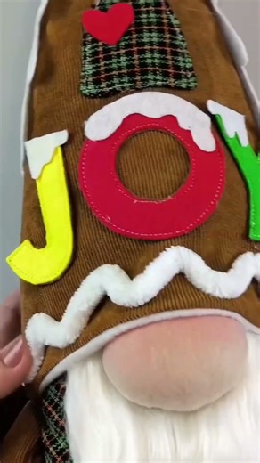 Gnome gingerbread full tutorial 👆🏻✅ #christmas #gnomes #christmasidea #giftideas #alicecrafts