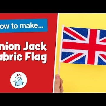 How To Make A Union Jack Fabric Flag | Baker Ross