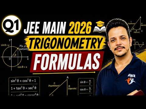 Trigonometry Theory – Part 1 | Basic Identities & Concepts | JEE Main 2026