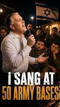 He Sang One Prayer… Then Performed at 50+ Army Bases 🇮🇱🎶