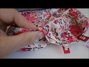 Close a lining with an invisible stitch