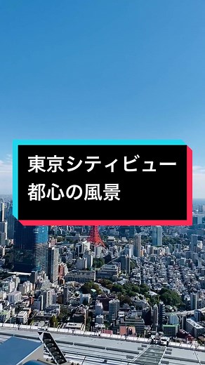 六本木ヒルズ展望台「東京シティビュー」より #東京 #東京観光 #東京旅行 #絶景 #高層ビル #東京タワー #都心 #東京都心 #tokyo #japan