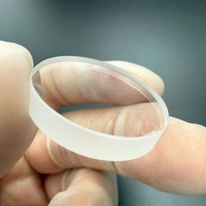 Precision-Etched Diffractive Sapphire Glass Optical Lens for Beam Splitting