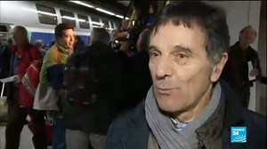 Le TGV Paris-Barcelone sur les rails