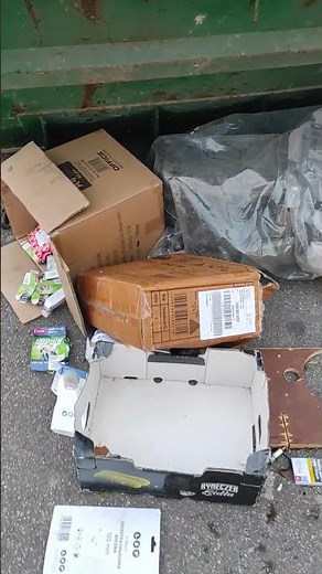 Dumpsers, bulky waste and curbside junk. Raw Video. The amazing world of trash and junk.