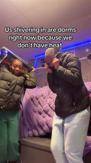 It’s ok still go to a hbcu guys 😀 the cold never bothered us anyway or whatever Elsa said #fyp #collegelife #dorm #cold #winter