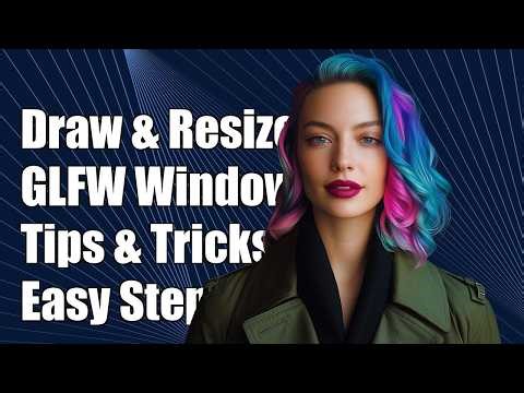 How to draw while resizing GLFW window?