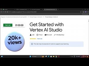 Get Started with Vertex AI Studio LAB - 2